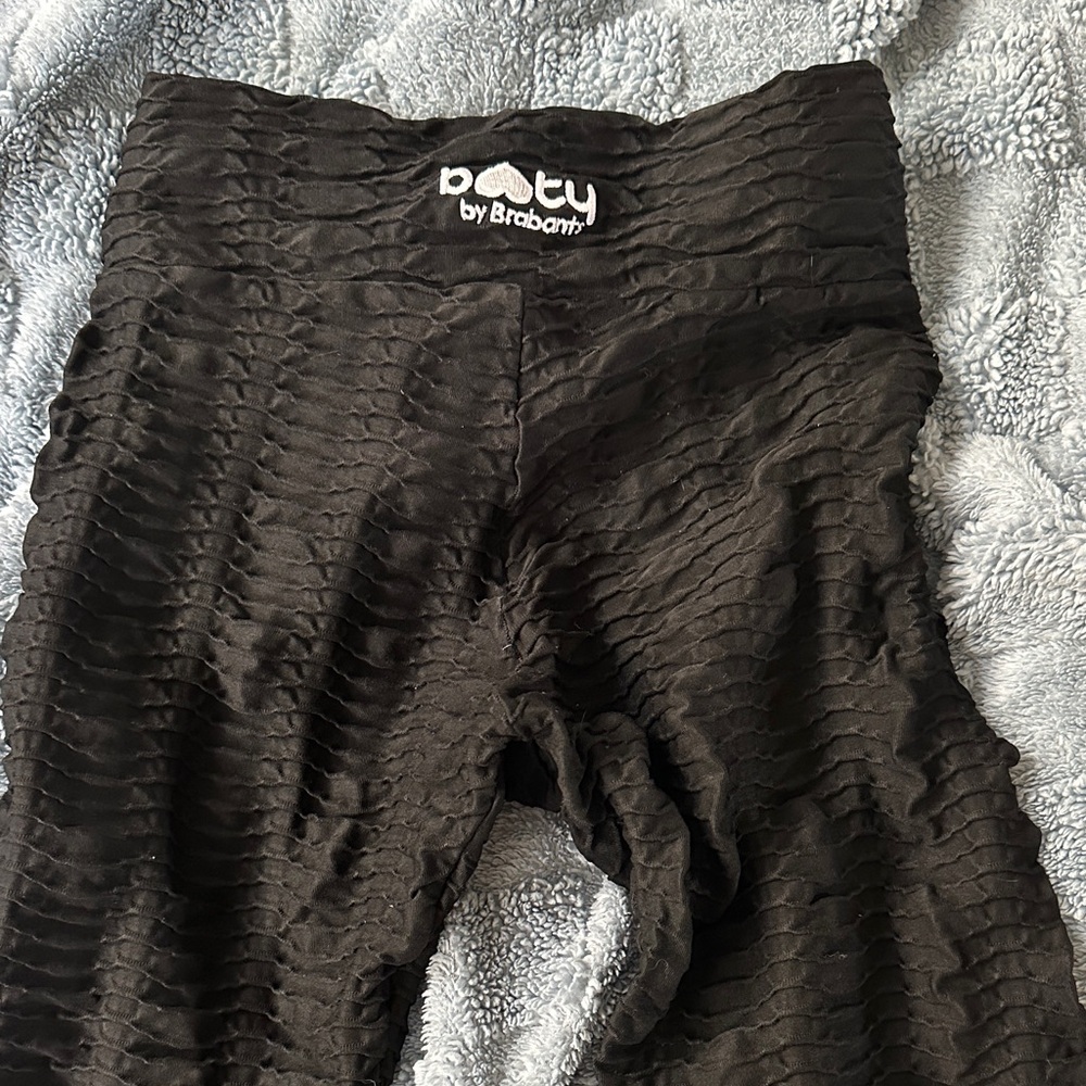 Booty by Brabants Black Textured Leggings